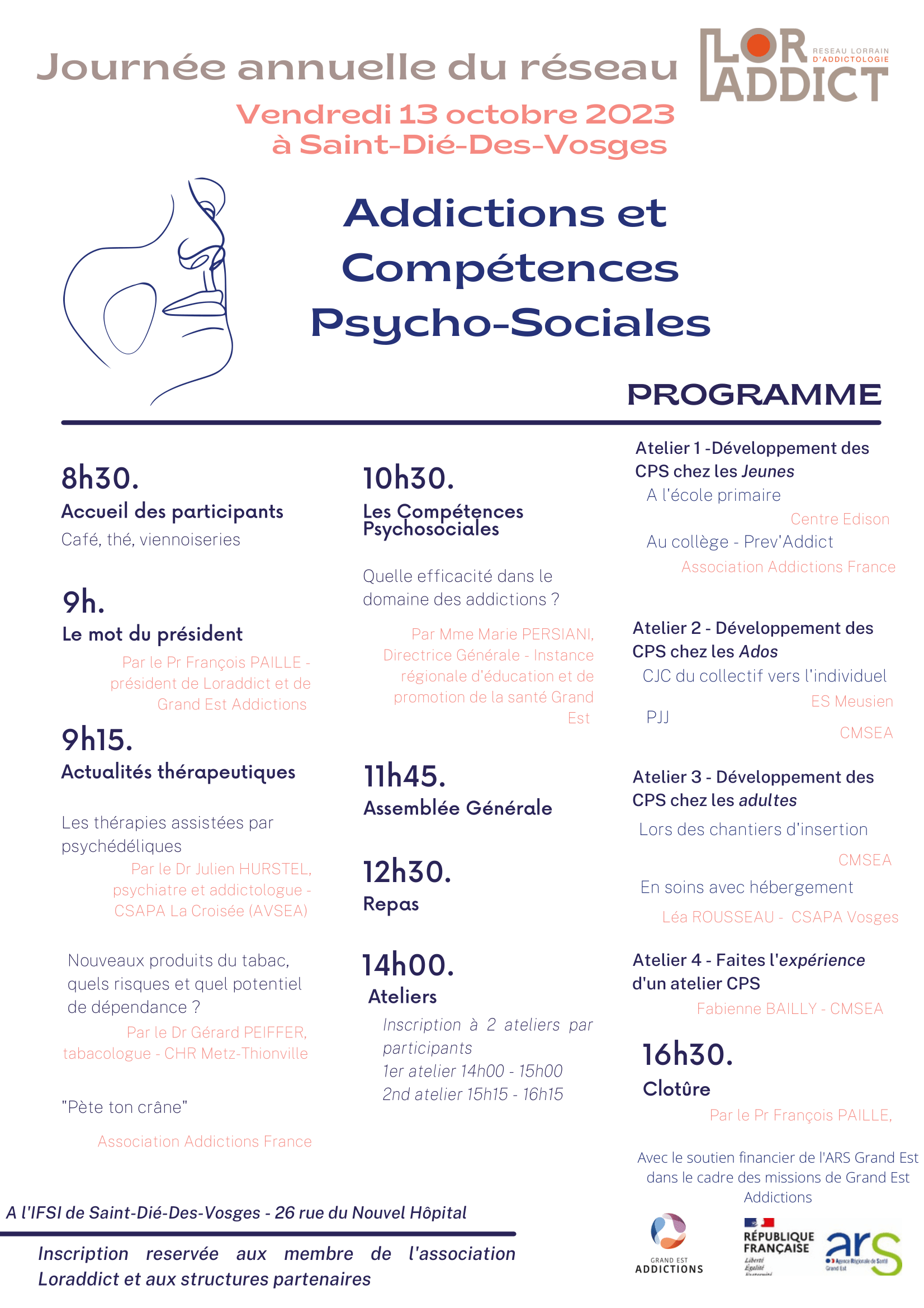 Journée Loraddict 2023 Programme 2023